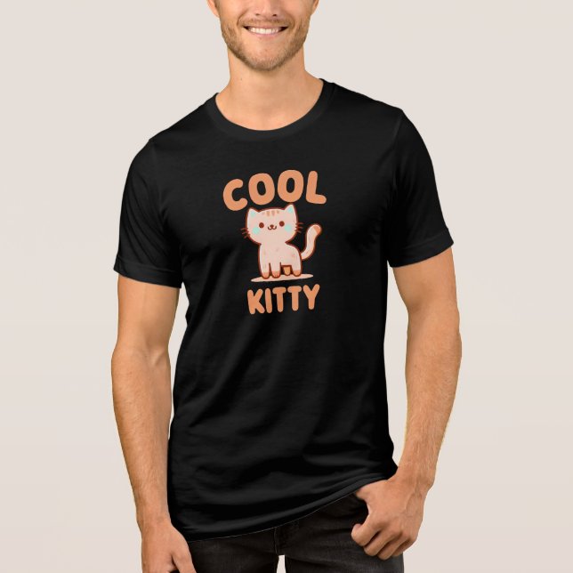 Cool Kitty Tri-Blend Shirt (Front)