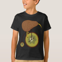Cool Kiwi Bird on Kiwi Fruit Design