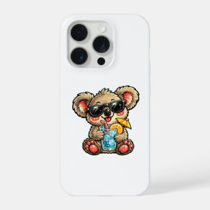 Cool Koala Drink iPhone 15 Pro Case