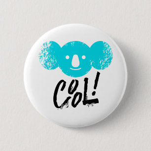 Cool Koala Support Australia Wildlife Australia 6 Cm Round Badge