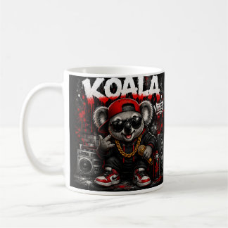 Cool Koala Vibes – Urban Hip Hop Graffiti Animal Coffee Mug