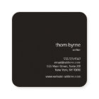 Cool Kraft Professional Monogram Square