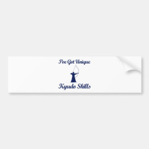 cool kyudo designs bumper sticker