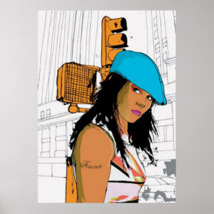 Cool Lady Poster