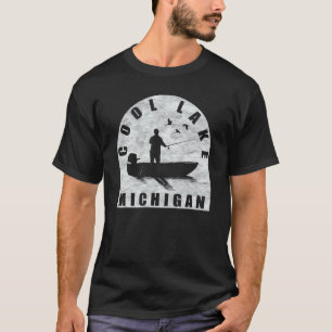 Cool Lake Fishing Michigan T-Shirt