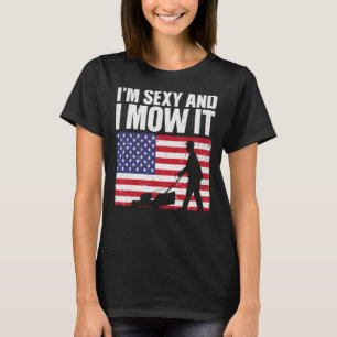 Cool Lawn Mower For Men Women Mowing Landscaper 4t T-Shirt