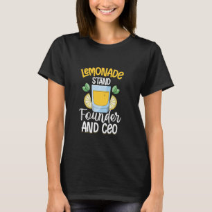 Cool Lemonade Stand Founder And CEO Lemon Citrus J T-Shirt