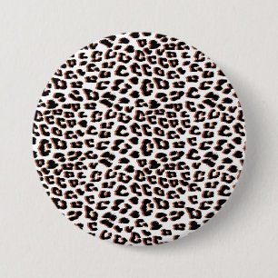 Cool Leopard Animal Print Pattern 7.5 Cm Round Badge