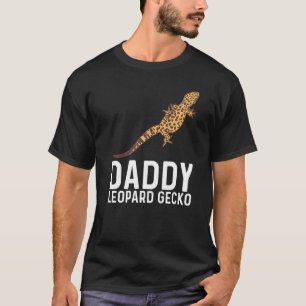 Cool Leopard Gecko For Men Dad Tiny Dinosaur Lizar T-Shirt