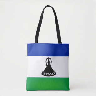 Cool Lesotho Flag Fashion Tote Bag