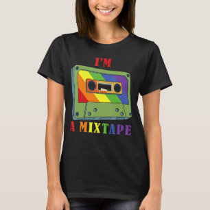 Cool Lgbt I'm A Mixtape Bisexual Rainbow Flag Lgbt T-Shirt