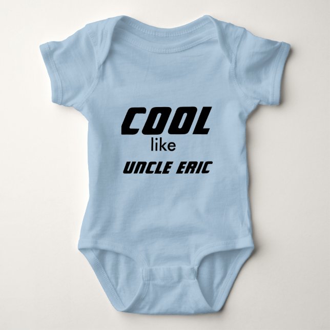 Cool Like my uncle Baby Bodysuit (Front)