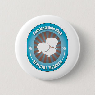 Cool Linguists Club 6 Cm Round Badge