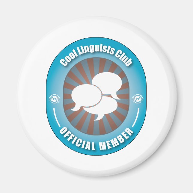 Cool Linguists Club Magnet (Front)