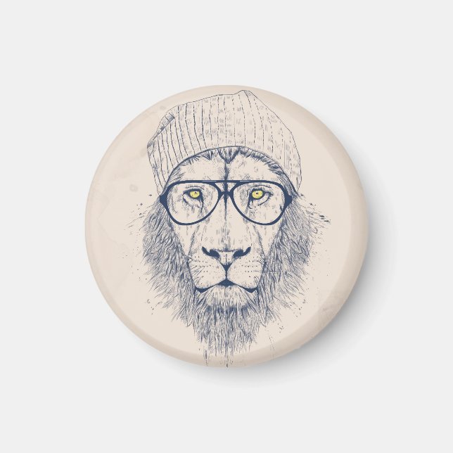 Cool lion magnet (Front)