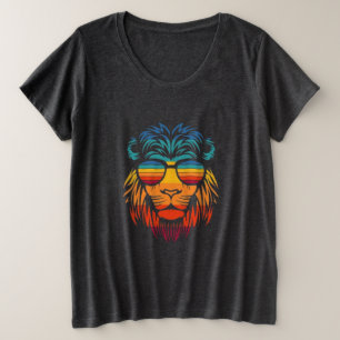Cool Lion  T-Shirt Plus Size T-Shirt