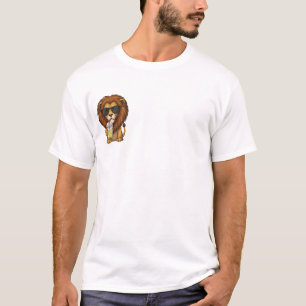 Cool Lion Wearing Sunglasses Drinking Lemonade T-Shirt