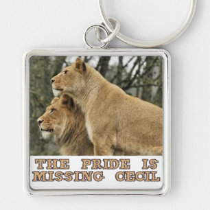 cool Lions designs Key Ring