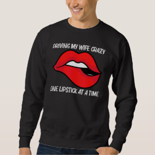 Cool Lipstick For Men Dad Boys Cosmetic Makeup   Sweatshirt