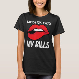 Cool Lipstick For Men Women Cosmetic Makeup  1 T-Shirt