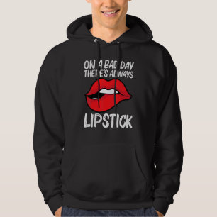 Cool Lipstick For Men Women Cosmetic Makeup   Hoodie