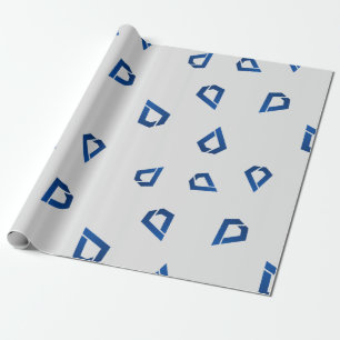 Cool Lisk Cryptocurrency Coin Sign Pattern Wrapping Paper