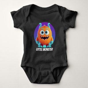 Cool little monster boys customisable baby bodysuit