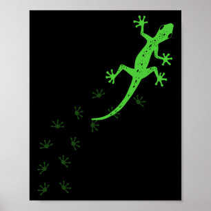 Cool Lizard Design For Men Women Gecko Pet Animal  Poster
