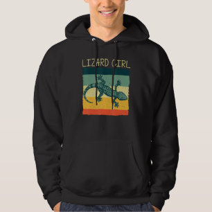 Cool Lizard For Girls Mum Reptile Animal Lizard  Hoodie