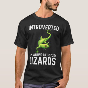 Cool Lizard For Men Women Gecko Green Reptile Anim T-Shirt