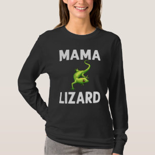 Cool Lizard For Women Mum Gecko Green Reptile Anim T-Shirt