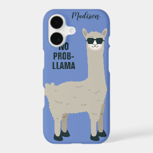 Cool Llama custom name & colour phone cases