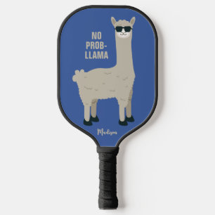 Cool Llama custom name & colour Pickleball Paddle