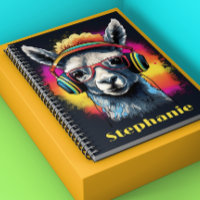 Cool Llama DJ with Headphones Name