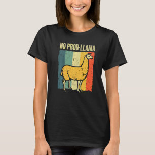 Cool Llama For Men Women No Prob Llama Alpaca Farm T-Shirt
