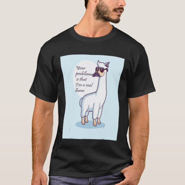 Cool llama T-Shirt (Front)