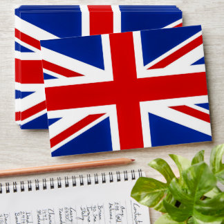 cool london fashion british flag union jack envelopes