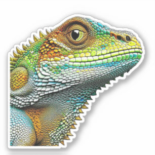 Cool Looking Lizard AI Art