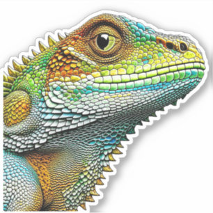 Cool Looking Lizard AI Art