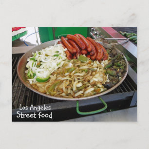 Cool Los Angeles Street Food Postcard! Postcard