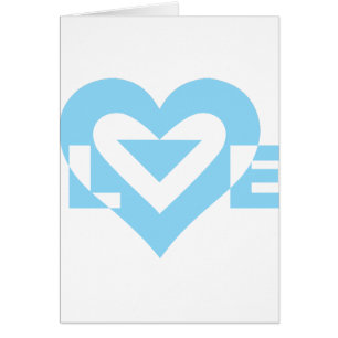 Cool Love Graphic, Blue