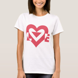 Cool Love Graphic, Cherry Pink T-Shirt