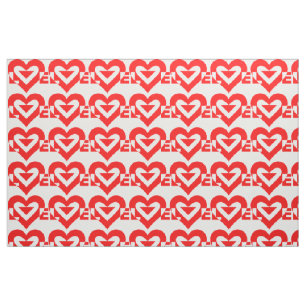 Cool Love Graphic, Red Fabric