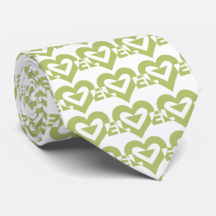 Cool Love Graphic, Sage Green Tie