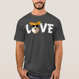 Cool Love Pembroke Corgi Mum Funny Dog Dad-201 T-Shirt