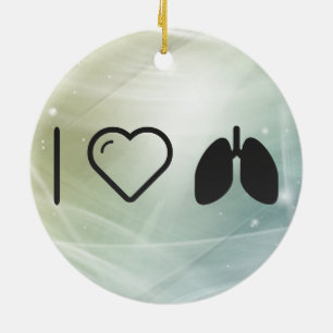 Cool Lungs Ceramic Tree Decoration