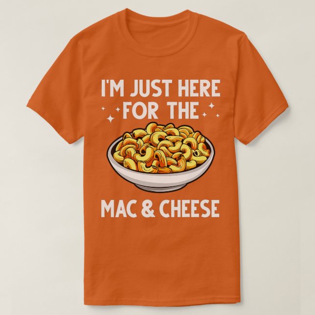 Cool Mac And Cheese For Men Women Maraconi Cheese  T-Shirt (Design Front)