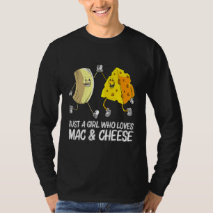 Cool Mac & Cheese For Girls Kids Baked Cheesy Maca T-Shirt