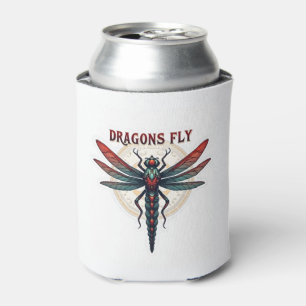 Cool Machined Steampunk Dragonfly - Dragons Fly -  Can Cooler