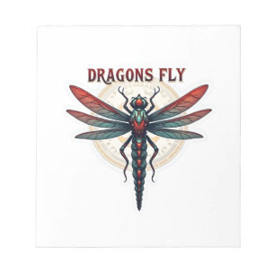 Cool Machined Steampunk Dragonfly - Dragons Fly -  Notepad